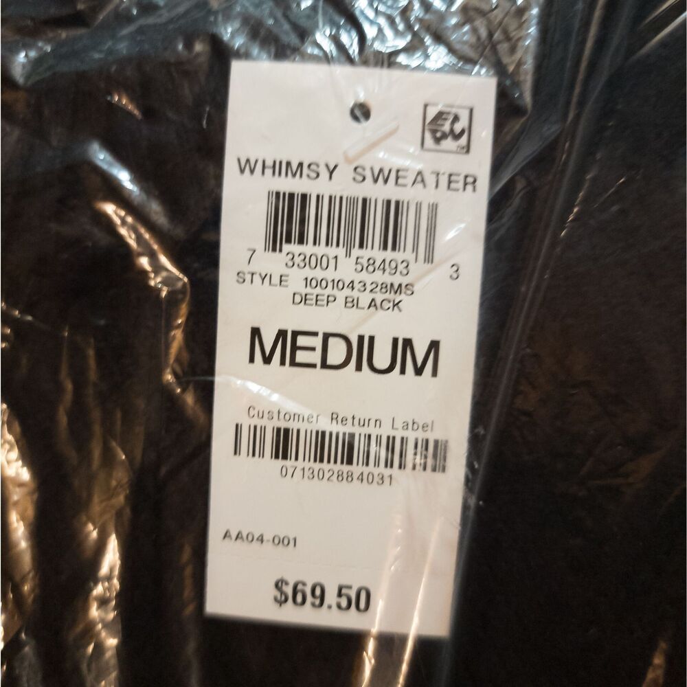 NWT Charter Club Black M